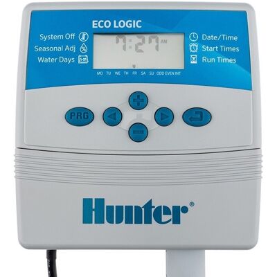 Timer di irrigazione Eco Logic Hunter 6 stazioni - Timer di irrigazione Timer di irrigazione Eco Logic Hunter 6 stazioni - Timer di irrigazione