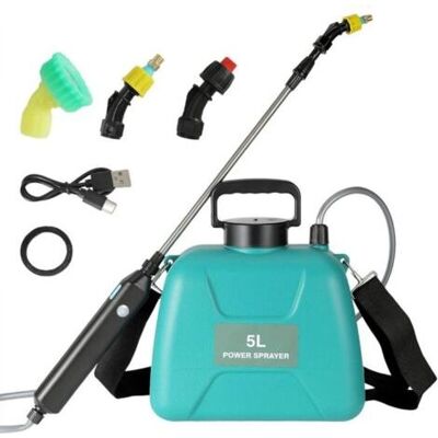 ABYSSE Spruzzatore Elettrico Da 5 Litri, Pistola Telescopica Ricaricabile Con 2 Ugelli E Tappo Ad Ampia Apertura (5 L) ABYSSE Spruzzatore Elettrico Da 5 Litri, Pistola Telescopica Ricaricabile Con 2 Ugelli E Tappo Ad Ampia Apertura (5 L)