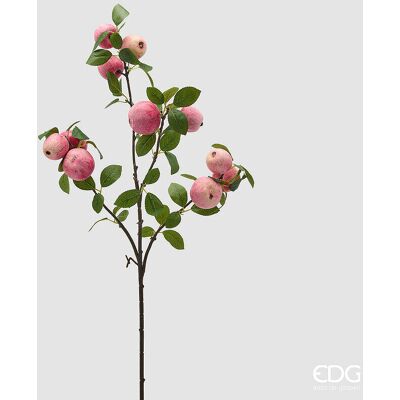 EDG Enzo De Gasperi Ramo Mela X11 Con Foglie Pianta Artificiale H 80 Cm Crema Rosa EDG Enzo De Gasperi Ramo Mela X11 Con Foglie Pianta Artificiale H 80 Cm Crema Rosa