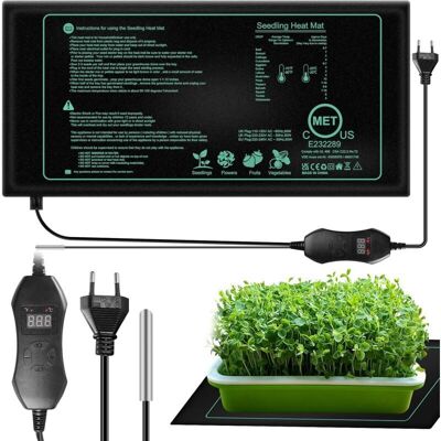 OEM Tappetino Riscaldante Per Piantine 25 X 52,5 Cm – 50 W, Impermeabile Ipx4, Ideale Per La Germinazione Dei Semi In Serra O In Ambienti Interni. OEM Tappetino Riscaldante Per Piantine 25 X 52,5 Cm – 50 W, Impermeabile Ipx4, Ideale Per La Germinazione Dei Semi In Serra O In Ambienti Interni.