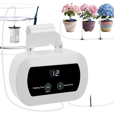 OEM Kit Di Irrigazione A Goccia Automatica Con Timer Per 10 Piante In Vaso, Sistema Di Irrigazione Automatico, Set Di Irrigazione Automatica Per Giardino, Aiuole Rialzate OEM Kit Di Irrigazione A Goccia Automatica Con Timer Per 10 Piante In Vaso, Sistema Di Irrigazione Automatico, Set Di Irrigazione Automatica Per Giardino, Aiuole Rialzate