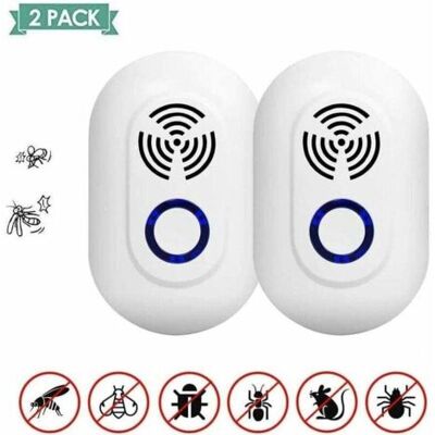 OEM Confezione Da 2 Repellenti Per Zanzare A Ultrasuoni, Repellente Per Zanzare Europeo, Rodenticida Elettronico, Controllo Dei Parassiti, Rodenticida Biologico Naturale, Ecologico, Adatto Per Uso Esterno OEM Confezione Da 2 Repellenti Per Zanzare A Ultrasuoni, Repellente Per Zanzare Europeo, Rodenticida Elettronico, Controllo Dei Parassiti, Rodenticida Biologico Naturale, Ecologico, Adatto Per Uso Esterno