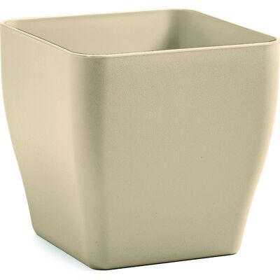 VECA Vaso Living Matt Quadrato 25 Cm - Terra Etrusca VECA Vaso Living Matt Quadrato 25 Cm - Terra Etrusca