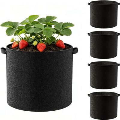 OEM Set Di 4 Sacchi Per Piante Da 19 Litri, Sacchi Per Semina In Tessuto Non Tessuto Con Manici, Sacchi Riutilizzabili Per La Coltivazione Di Ortaggi, Sacchi Per Piantare Patate, Fragole, Pomodori, Fiori OEM Set Di 4 Sacchi Per Piante Da 19 Litri, Sacchi Per Semina In Tessuto Non Tessuto Con Manici, Sacchi Riutilizzabili Per La Coltivazione Di Ortaggi, Sacchi Per Piantare Patate, Fragole, Pomodori, Fiori