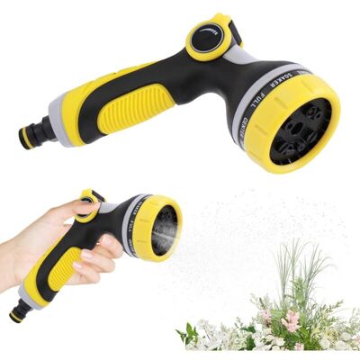 OEM Pistola Per Irrigazione Da Giardino - 10 Modalità Di Irrigazione Regolabili - Spruzzatore Manuale Ad Alta Pressione - Multifunzionale - Per Irrigare Il Prato, Lavare L'Auto, Pulire I Marciapiedi, Le V OEM Pistola Per Irrigazione Da Giardino - 10 Modalità Di Irrigazione Regolabili - Spruzzatore Manuale Ad Alta Pressione - Multifunzionale - Per Irrigare Il Prato, Lavare L'Auto, Pulire I Marciapiedi, Le V