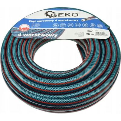 IMPORT Tubo Da Giardino A 4 Strati 3/4" 20m Geko Nuovo (84) IMPORT Tubo Da Giardino A 4 Strati 3/4" 20m Geko Nuovo (84)