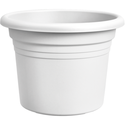 Elho Florus Mediterran Cilindro 20 White Vaso Rotondo Elho Florus Mediterran Cilindro 20 White Vaso Rotondo
