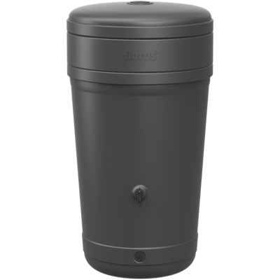 Elho Florus Rain Barrel 200l Black Serbatoio Per Acqua Piovana Rotondo Elho Florus Rain Barrel 200l Black Serbatoio Per Acqua Piovana Rotondo