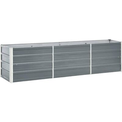 vidaXL Lettino da Giardino in Acciaio Zincato 240×40×45 cm Grigio - Lettino da Giardino vidaXL Lettino da Giardino in Acciaio Zincato 240×40×45 cm Grigio - Lettino da Giardino
