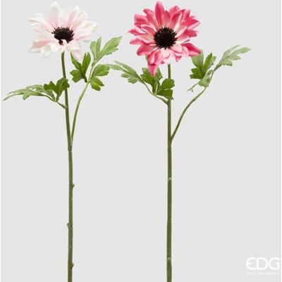 EDG Enzo De Gasperi Ramo Anemone Rex Artificiale H 52 Cm Ass. White Pink 1 Pz EDG Enzo De Gasperi Ramo Anemone Rex Artificiale H 52 Cm Ass. White Pink 1 Pz