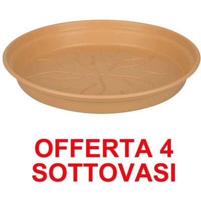 ALTRO Elho - Offerta 4 Sottovaso Green Basics Growpot Saucer 25cm Mild Terra ALTRO Elho - Offerta 4 Sottovaso Green Basics Growpot Saucer 25cm Mild Terra