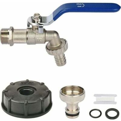 OEM Raccordo Per Rubinetto Per Serbatoio Ibc Con Attacco Per Tubo Flessibile Da 1/2" (13 Mm) E Adattatore Per Scarico Del Serbatoio. Perfetto Per Rubinetti Da Giardino, Installazione Facile E A Prova Di P OEM Raccordo Per Rubinetto Per Serbatoio Ibc Con Attacco Per Tubo Flessibile Da 1/2" (13 Mm) E Adattatore Per Scarico Del Serbatoio. Perfetto Per Rubinetti Da Giardino, Installazione Facile E A Prova Di P