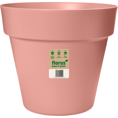 Elho Florus Paris Flowerpot 30 Soft Pink Vaso Rotondo Elho Florus Paris Flowerpot 30 Soft Pink Vaso Rotondo