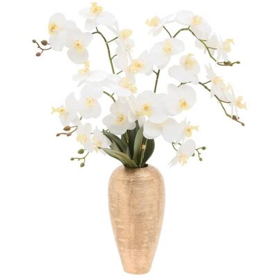 ATMOSPHERA Orchidea Artificiale Naoko H. 75 Cm Dorata - Créateur D'Intérieur ATMOSPHERA Orchidea Artificiale Naoko H. 75 Cm Dorata - Créateur D'Intérieur