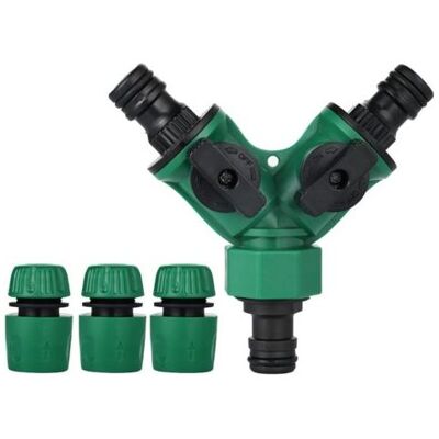 SCORPIO Connettore Per Tubo Da Giardino, Tappo Terminale Per Tubo, Distributore A Y Per Tubo, Adattatore Per Rubinetto Da Giardino, Connettore Gardena Con 2 Uscite Valvola Per Rubinetto Da Giardino SCORPIO Connettore Per Tubo Da Giardino, Tappo Terminale Per Tubo, Distributore A Y Per Tubo, Adattatore Per Rubinetto Da Giardino, Connettore Gardena Con 2 Uscite Valvola Per Rubinetto Da Giardino