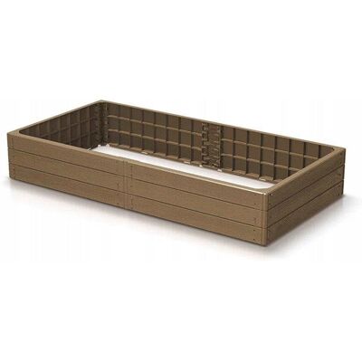 Prosperplast Fioriera Ergonomica Antracite Marrone Prosperplast Fioriera Ergonomica Antracite Marrone