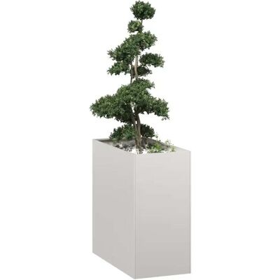 HELLOSHOP26 Fioriera Dal Design Moderno Per Giardino E Balcone 40 X 80 X 80 Cm Con Fondo Aperto In Acciaio Inossidabile 020051560 HELLOSHOP26 Fioriera Dal Design Moderno Per Giardino E Balcone 40 X 80 X 80 Cm Con Fondo Aperto In Acciaio Inossidabile 020051560