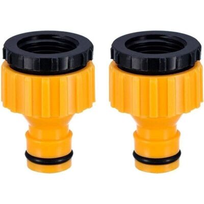 OEM Adattatore Per Rubinetto Da Giardino Topways® 2 In 1, Filettatura Bsp Da 3/4" E 1/2", In Plastica Resistente. OEM Adattatore Per Rubinetto Da Giardino Topways® 2 In 1, Filettatura Bsp Da 3/4" E 1/2", In Plastica Resistente.
