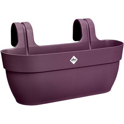 Elho Vibia Campana Easy Hanger Large Porpora Acero Fioriera Rettangolare Elho Vibia Campana Easy Hanger Large Porpora Acero Fioriera Rettangolare