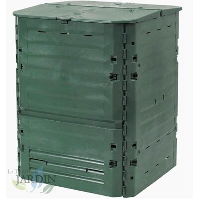 GRAF Compostiera Termica In Polietilene 400 Litri 74x74x84 Cm GRAF Compostiera Termica In Polietilene 400 Litri 74x74x84 Cm