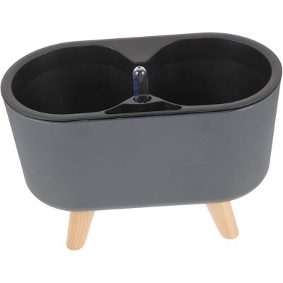 OEM Smart Flower Pot Plant Watering Sfere Per Irrigazione Per Piante Da Interno Vasi Da Fiori Da Giardino Fioriera In Legno Autoirrigante Nera OEM Smart Flower Pot Plant Watering Sfere Per Irrigazione Per Piante Da Interno Vasi Da Fiori Da Giardino Fioriera In Legno Autoirrigante Nera