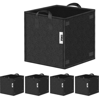 AULEDIO Sacchi Coltivazione 5 Galloni 5pz – Grow Bag Nero, Vasi Resistenti Per Orto E Piante AULEDIO Sacchi Coltivazione 5 Galloni 5pz – Grow Bag Nero, Vasi Resistenti Per Orto E Piante