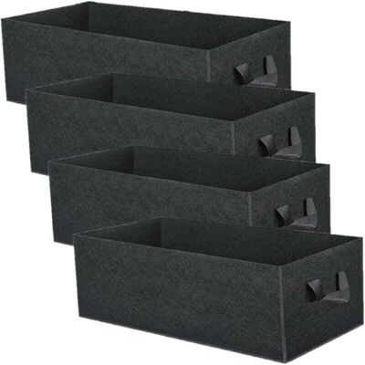 OEM Set Di 4 Sacchi Per La Coltivazione Di Piante Da 8 Galloni (30 Litri), Rettangolari, Traspiranti, Spessi, In Tessuto Non Tessuto Resistente, Con Manici Per L'Aerazione Delle Radici -crezuo OEM Set Di 4 Sacchi Per La Coltivazione Di Piante Da 8 Galloni (30 Litri), Rettangolari, Traspiranti, Spessi, In Tessuto Non Tessuto Resistente, Con Manici Per L'Aerazione Delle Radici -crezuo