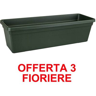 ALTRO Offerta 3 Fiorieria Green Basics Trough 60cm Verde ALTRO Offerta 3 Fiorieria Green Basics Trough 60cm Verde