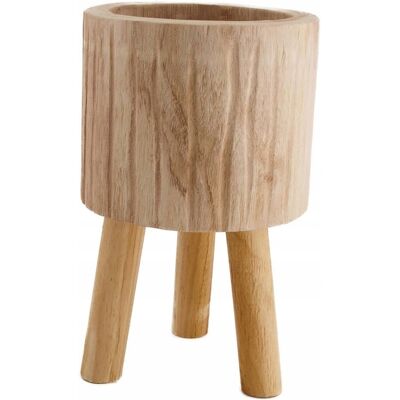 OEM Coprivaso In Legno Clarice Westwing 15x25 Cm OEM Coprivaso In Legno Clarice Westwing 15x25 Cm
