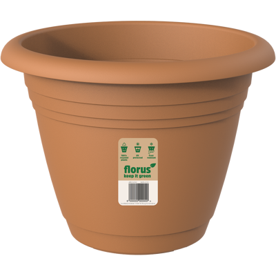 Elho Florus Mediterran Campana Flowerpot 30 Terra Vaso Rotondo Elho Florus Mediterran Campana Flowerpot 30 Terra Vaso Rotondo