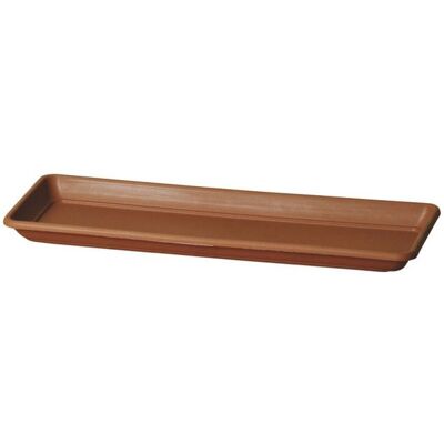 TERAPLAST Sottovaso Rettangolare "sottocassetta Basic" Per Fiori E Piante Da Esterno -100 Cm / Sabbia TERAPLAST Sottovaso Rettangolare "sottocassetta Basic" Per Fiori E Piante Da Esterno -100 Cm / Sabbia