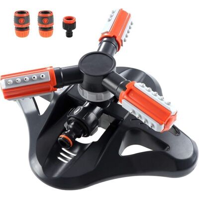 OEM Irrigatore Automatico Rotante A 360° Per Prato – 3 Bracci Regolabili, Irrigazione Uniforme, Polipropilene Resistente, Ideale Per Giardini/campi OEM Irrigatore Automatico Rotante A 360° Per Prato – 3 Bracci Regolabili, Irrigazione Uniforme, Polipropilene Resistente, Ideale Per Giardini/campi