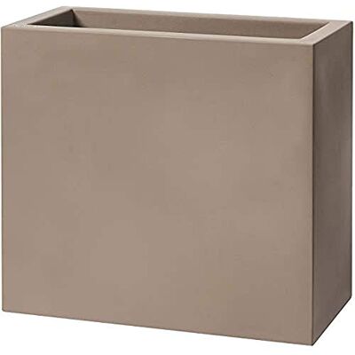 LGVSHOPPING - Vaso Fioriera Schio Tower Essential 80cm Cappuccino in Polietilene - Giardino LGVSHOPPING - Vaso Fioriera Schio Tower Essential 80cm Cappuccino in Polietilene - Giardino