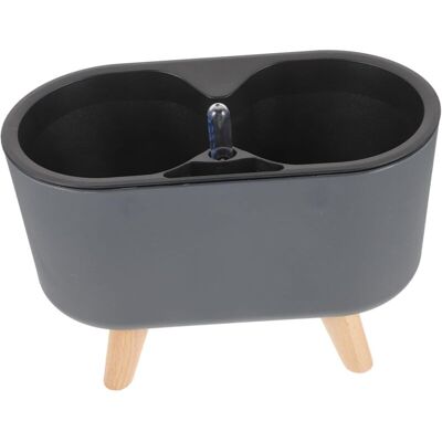 OEM Vaso Intelligente Con Sfere Autoirriganti Per Piante Da Interno, Vasi Da Giardino, Fioriera Con Irrigazione Automatica In Legno, Nero OEM Vaso Intelligente Con Sfere Autoirriganti Per Piante Da Interno, Vasi Da Giardino, Fioriera Con Irrigazione Automatica In Legno, Nero