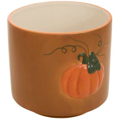 ATMOSPHERA Vaso Da Fiori In Ceramica A Forma Di Ortaggio Lisière, Altezza 15 Cm - Créateur D'Intérieur ATMOSPHERA Vaso Da Fiori In Ceramica A Forma Di Ortaggio Lisière, Altezza 15 Cm - Créateur D'Intérieur