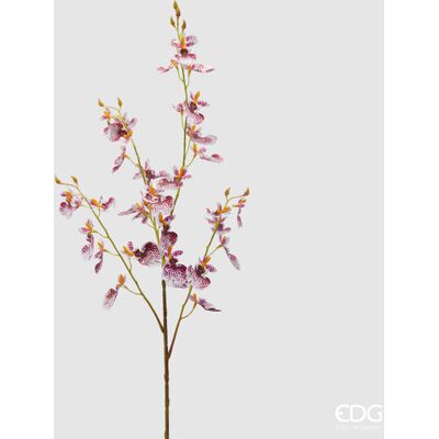 EDG Enzo De Gasperi Orchidea Oncidium Ramo X4 Artificiale H 80 Cm White Violet EDG Enzo De Gasperi Orchidea Oncidium Ramo X4 Artificiale H 80 Cm White Violet