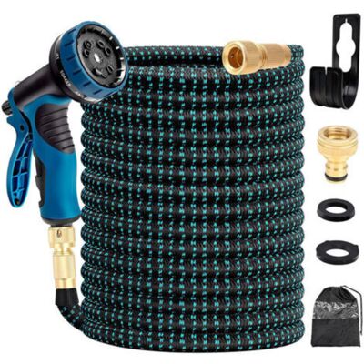 OEM 30m Tuyau Arrosage Extensible Bleu 100ft Tuyau D’arrosage Retractable Avec Support Et Pistolet Arrosage 9 Fonctions Raccords En Laiton-- OEM 30m Tuyau Arrosage Extensible Bleu 100ft Tuyau D’arrosage Retractable Avec Support Et Pistolet Arrosage 9 Fonctions Raccords En Laiton--