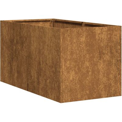 HELLOSHOP26 Fioriera Rettangolare Aperta Per Balcone O Giardino 40 X 80 X 40 Cm Spazio Ideale Per La Coltivazione Di Tendenza Realizzata In Acciaio Arrugginito 020051522 HELLOSHOP26 Fioriera Rettangolare Aperta Per Balcone O Giardino 40 X 80 X 40 Cm Spazio Ideale Per La Coltivazione Di Tendenza Realizzata In Acciaio Arrugginito 020051522