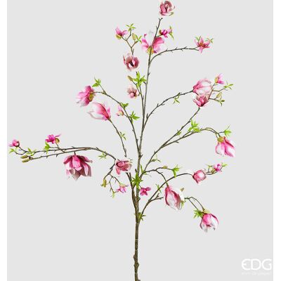 EDG Enzo De Gasperi Ramo Magnolia Jumbo Artificiale H 180 Cm Dark Pink EDG Enzo De Gasperi Ramo Magnolia Jumbo Artificiale H 180 Cm Dark Pink