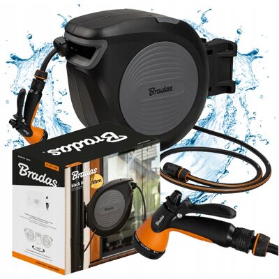 BRADAS Avvolgitubo Automatico 30 M 1/2'' Con Pistola BRADAS Avvolgitubo Automatico 30 M 1/2'' Con Pistola