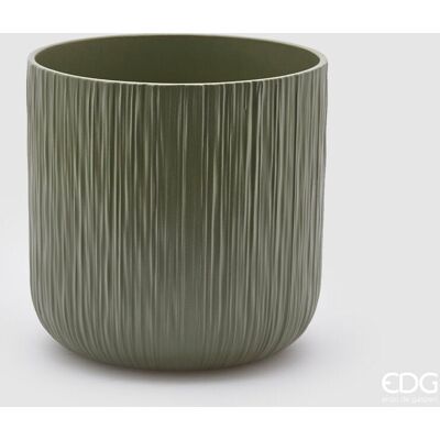 EDG Enzo De Gasperi Vaso Gen Salvia Ceramica Rilievo 20 Cm EDG Enzo De Gasperi Vaso Gen Salvia Ceramica Rilievo 20 Cm