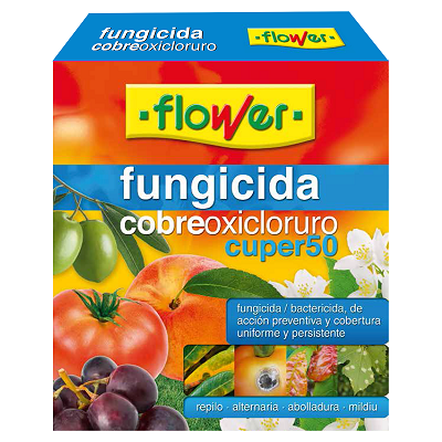 FLOWER Ossicloruro Di Rame Floreale, Concentrato, Polvere Bagnante, Box 2 Buste X 50 Gr FLOWER Ossicloruro Di Rame Floreale, Concentrato, Polvere Bagnante, Box 2 Buste X 50 Gr