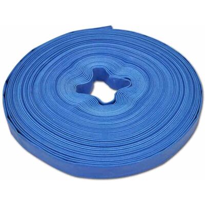 VIDAXL Tubo Piatto D'Acqua 50 M 1' In Pvc - VIDAXL Tubo Piatto D'Acqua 50 M 1' In Pvc -