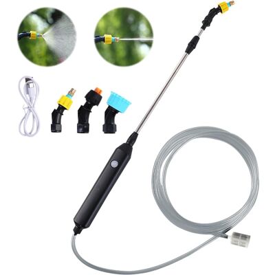 Neptune Spruzzatore Elettrico Per Piante, Spruzzatore Da Tetto Con 3 Ugelli Regolabili E Tubo Da 5 M, Spruzzatore A Lancia Telescopica, Adatto Per Giardini, Cortili, Prati Neptune Spruzzatore Elettrico Per Piante, Spruzzatore Da Tetto Con 3 Ugelli Regolabili E Tubo Da 5 M, Spruzzatore A Lancia Telescopica, Adatto Per Giardini, Cortili, Prati