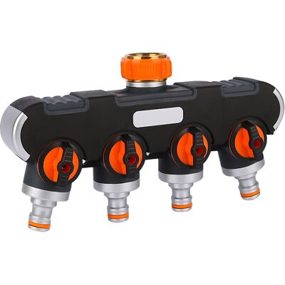 OEM Distributore A Quattro Vie Per Rubinetto, Distributore Di Allacciamento Idrico, Distributore Di Flusso D'Acqua Regolabile Per Uso In Giardino. OEM Distributore A Quattro Vie Per Rubinetto, Distributore Di Allacciamento Idrico, Distributore Di Flusso D'Acqua Regolabile Per Uso In Giardino.