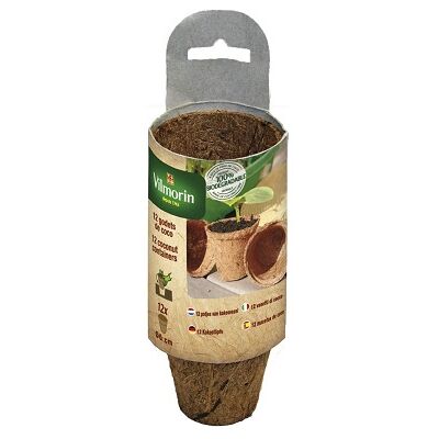 VILMORIN 12 Vaso Di Cocco Rotondi, Мч 6 Cm - VILMORIN 12 Vaso Di Cocco Rotondi, Мч 6 Cm -