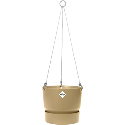 Elho Greenville Hanging Basket 24 Sabbia Dorata Vaso Rotondo Elho Greenville Hanging Basket 24 Sabbia Dorata Vaso Rotondo