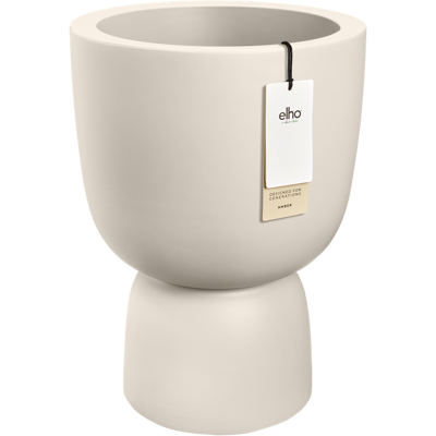 Elho Amber Coupe Round 41 White Fioriera Rotondo Elho Amber Coupe Round 41 White Fioriera Rotondo