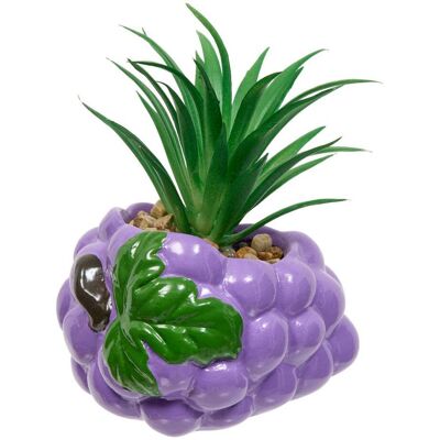 ATMOSPHERA Pianta Artificiale Fruttata Con Vaso Da 10 Cm - Créateur D'Intérieur ATMOSPHERA Pianta Artificiale Fruttata Con Vaso Da 10 Cm - Créateur D'Intérieur