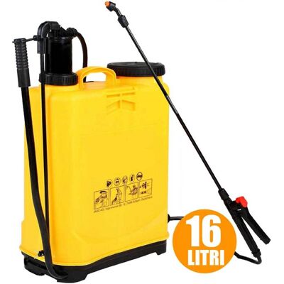 BAKAJI - Nebulizzatore A Spalla 16 Lt Spruzzatore Zaino Irroratrice Spruzzatore A Pompa BAKAJI - Nebulizzatore A Spalla 16 Lt Spruzzatore Zaino Irroratrice Spruzzatore A Pompa